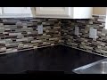 How to install a glass tile backsplash REAL DIY TIPS