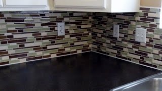 How to install a glass tile backsplash REAL DIY TIPS