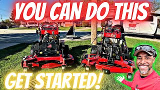 I Quit 2 Full Time Jobs to do LAWN CARE Crazy Story