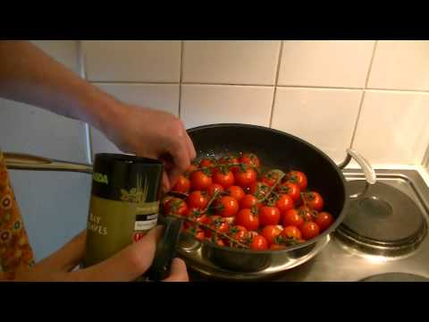 Cherry Tomatoes With White Wine & Garlic - The Punkrock-Kitchen (even Punks have a good taste)