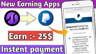 Top 1 New PayPal Earning App 💸playsmart🔥 Unlimited Trick ! Instead payment screenshot 4