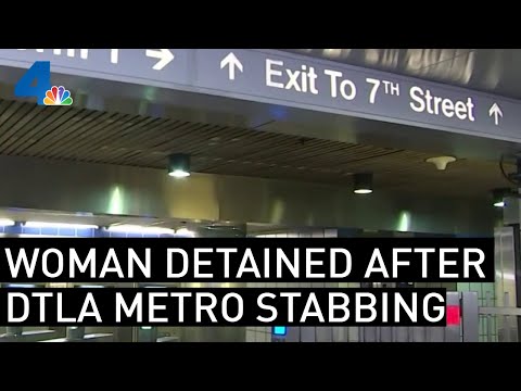 Woman Detained After Metro Worker Fatally Stabbed at Station | NBCLA