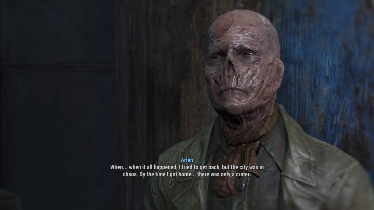 Sad father lost daughter in 2077 This Fallout 4 scene actually made me cry