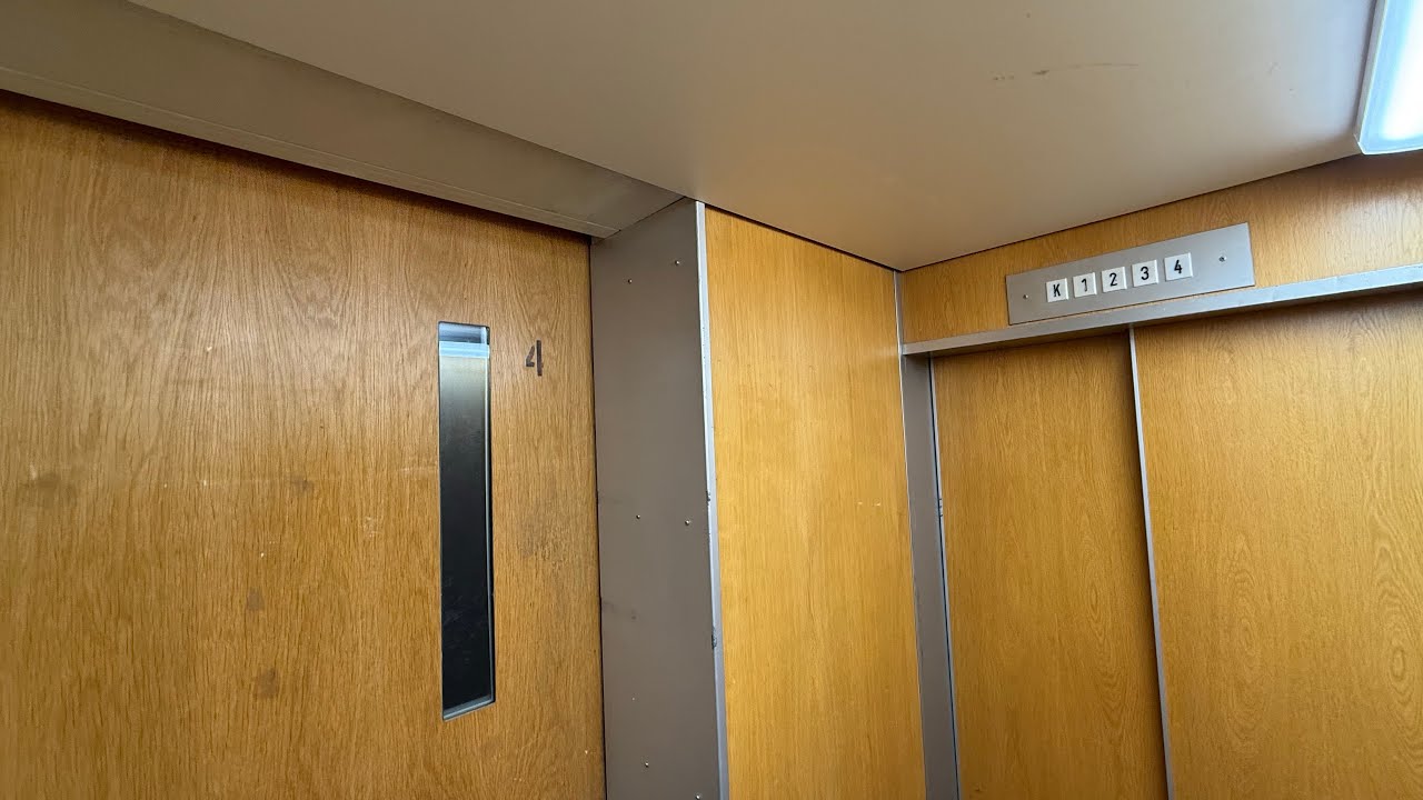 1983 KONE Traction Elevator @ Linnankatu 16, Turku, Finland.