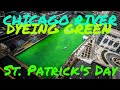 Chicago River Dyeing Green - St. Patrick's Day Celebration 2016 4K Time Lapse