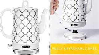 Bella Electric Ceramic Kettle: Faster Boiling, Safer Design, and Stylish Kitchen Essential
