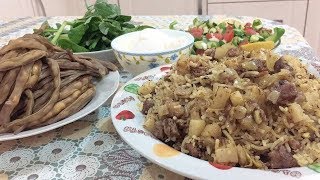 تمن تاجينة بالبتيتة ( رز التاجينة ) من مطبخ ام علي العراقي