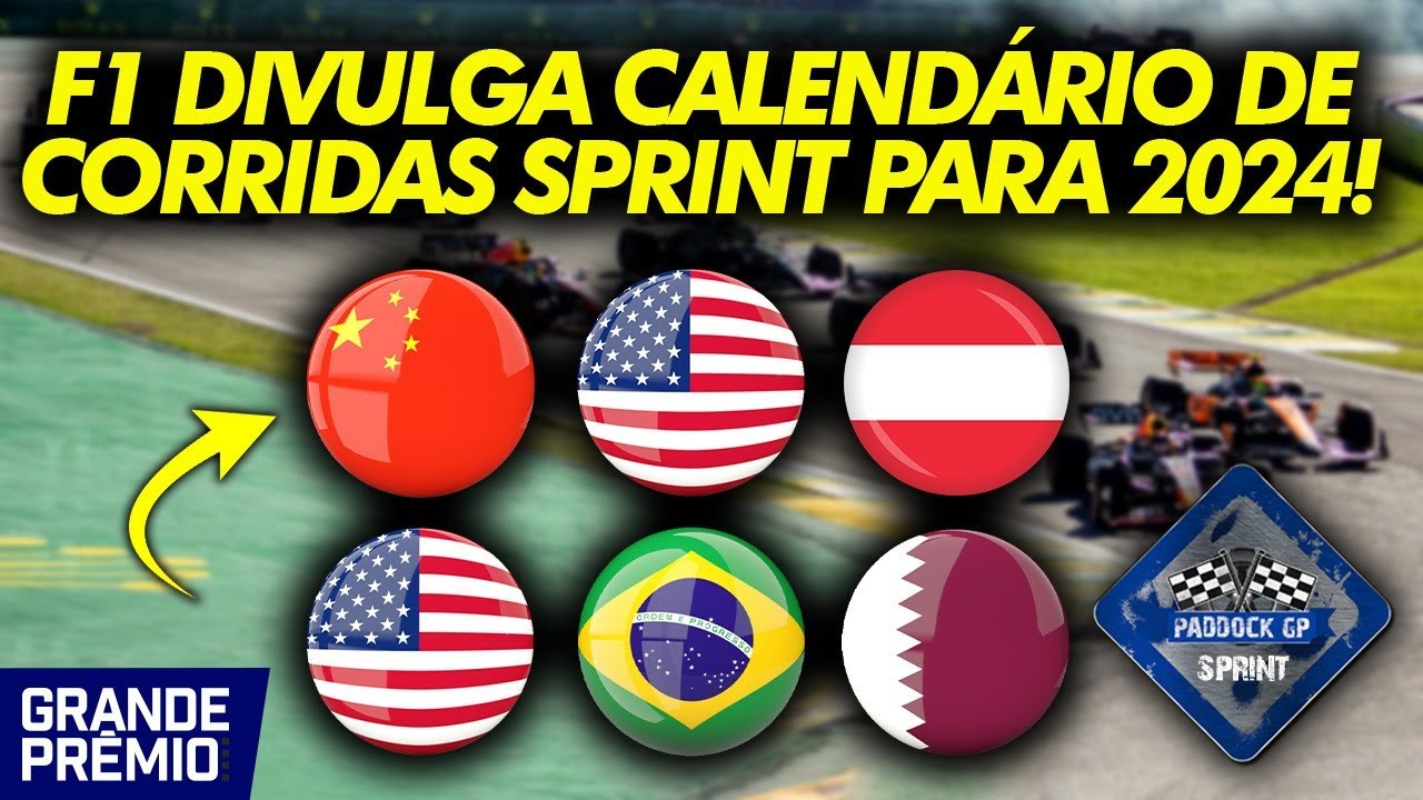 MIAMI, CHINA, SÃO PAULO de novo F1 divulga calendário de CORRIDAS