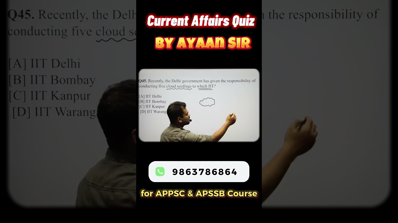 APPSC & APSSB Current Affairs I Monthly Current Affairs 