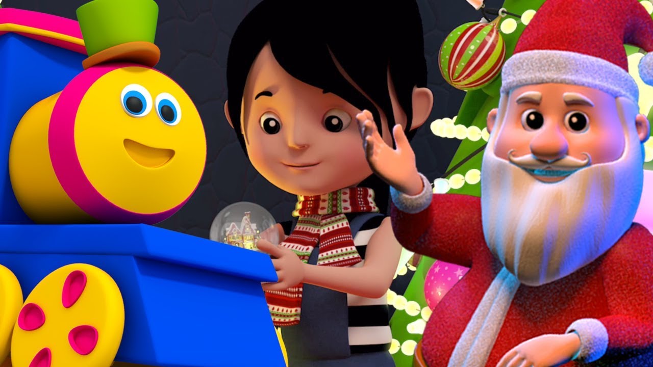 Bob toget Jingle klokker Julesange for børn Bob Christmas Carols Jingle Bells In English