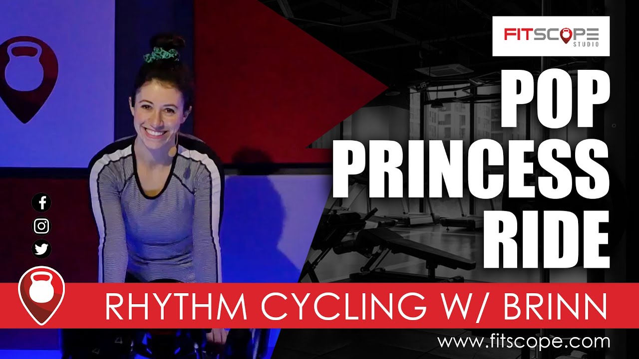 Pop Princess Rhythm Ride with Dumbbells: HIIT Indoor Cycling with Brinn | Fitscope Studio