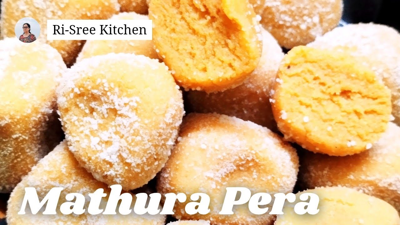 মাত্র ২০ মিনিটে দুটি উপকরণ দিয়ে বিখ্যাত মথুরা পেড়া রেসিপি। Janmashti Special Pera ll 