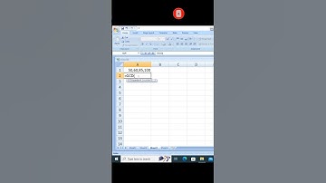 Ms Excel Me HCF Nikalna trick #computertricks