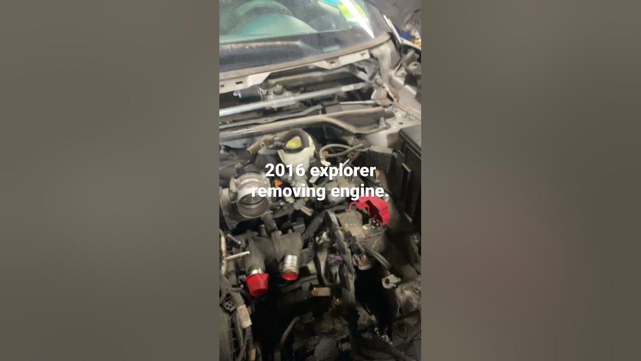 ford explorer engine removal - YouTube