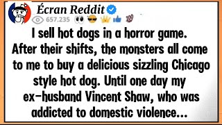 I Sell Hot Dogs In A Horror Game. After Their Shifts, The Monsters All Come To Me To Buy A Delicious