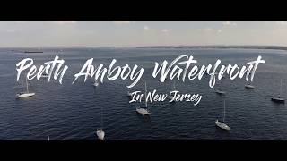 Perth Amboy Waterfront in New Jersey 4K DJI Mavic Air Drone Footage