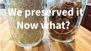 We preserved it now what? Basil salt and dehydrated banana peppers #cooking #preservation
