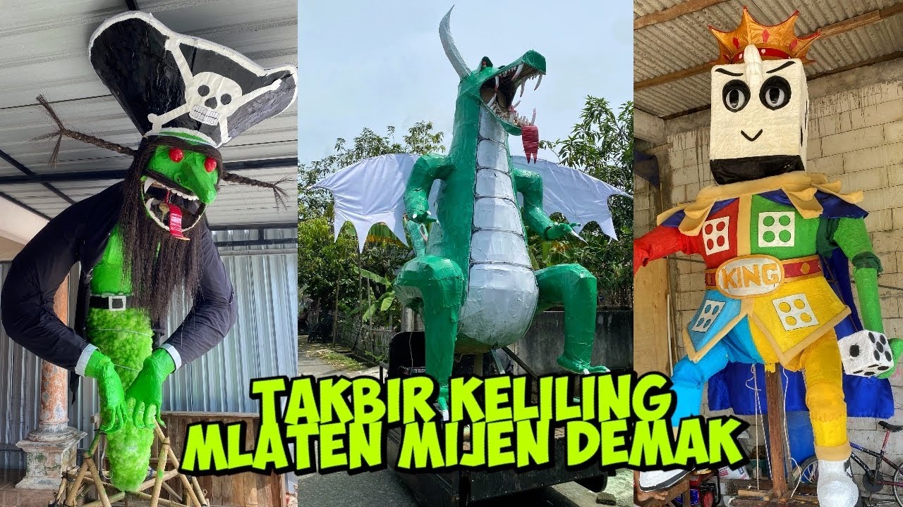 TAKBIR Keliling Paling DAHSYAT Mlaten Mijen Demak 2025