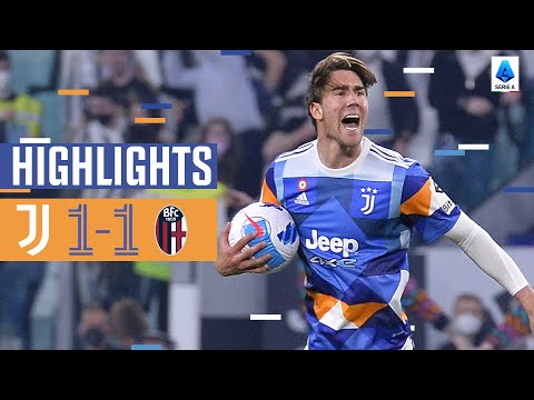 Juventus 1-1 Bologna | Late Vlahović goal earns a draw | Serie A Highlights