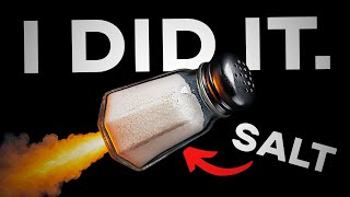 I made ROCKET FUEL from TABLE SALT