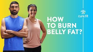 How To Lose Belly Fat? Belly Fat Burn Workout At Home | Lose Belly Fat Cardio | Cult Fit | CureFit screenshot 5