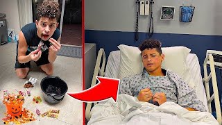 Boy Eats Too Much Candy, Goes To Hospital...