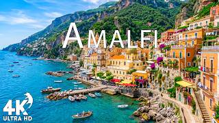 Amalfi Coast 4K UHD | Coastal Cliffs, Blue Waters & Serene Nature Landscapes