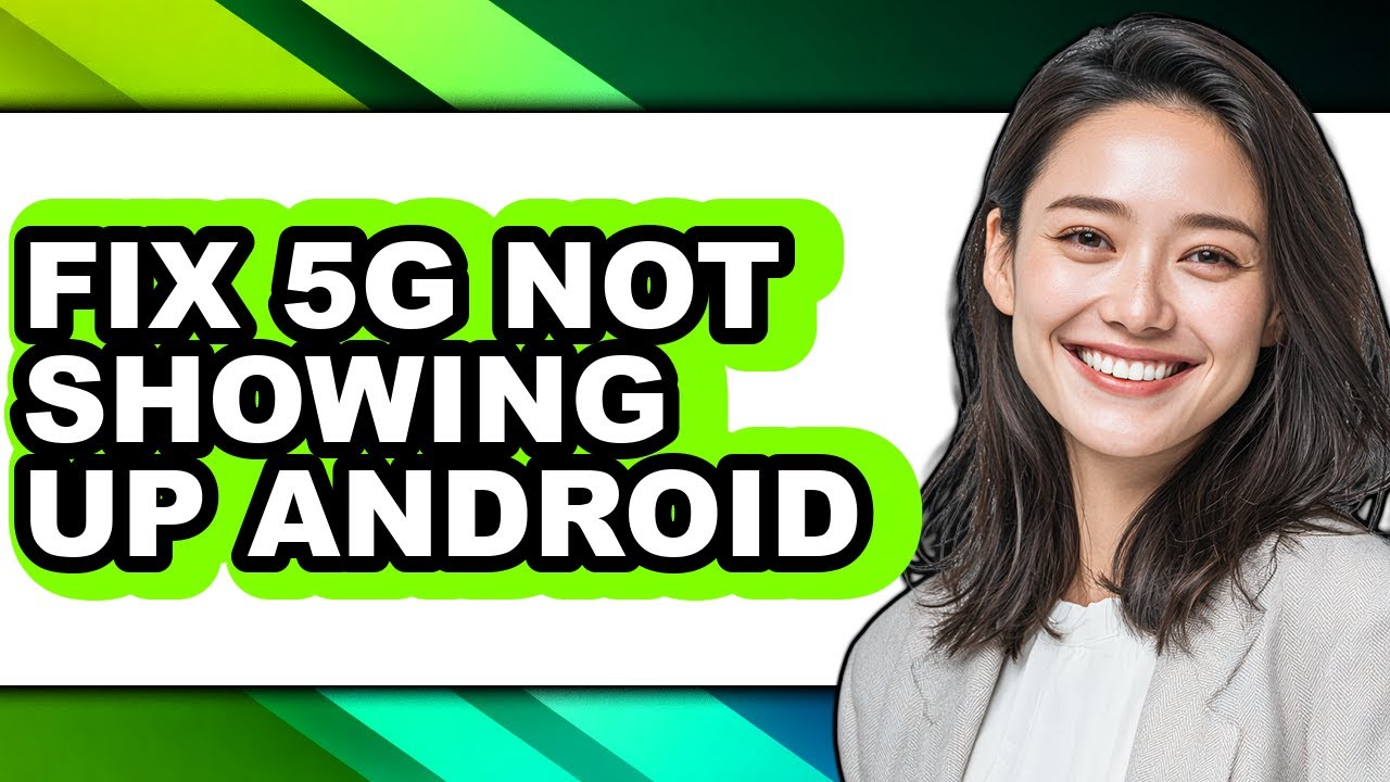 How to Fix 5g Not Showing Up Android - Full Guide - YouTube