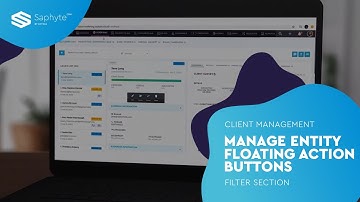 Client Management - Manage Entity - Floating Action Buttons - Client Profile