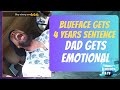 Blueface sentenced to 4 years behind bars | Dad gets emotional.. #blueface  #chriseanrock