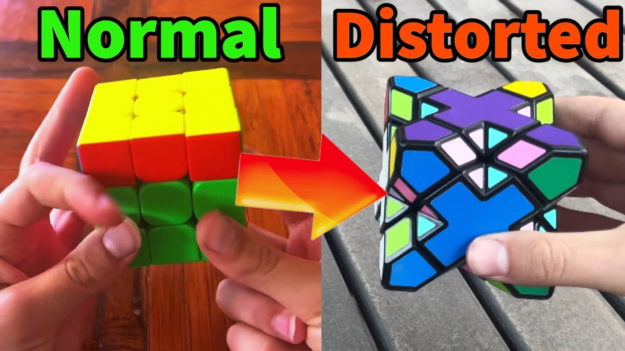 Normal vs Distorted Rubik’s cube.. - YouTube