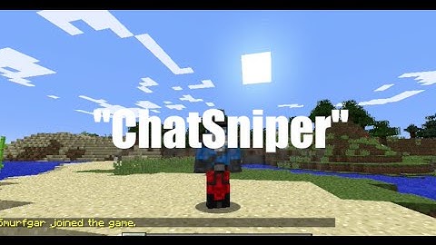 Minecraft 1-minute Plugin Review: ChatSniper