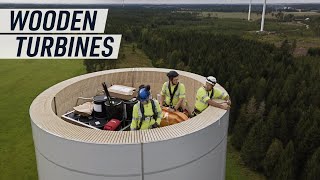 World’s tallest wooden wind turbine promises a cleaner future