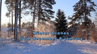 Winter Scenes from dec-jan / Sweden