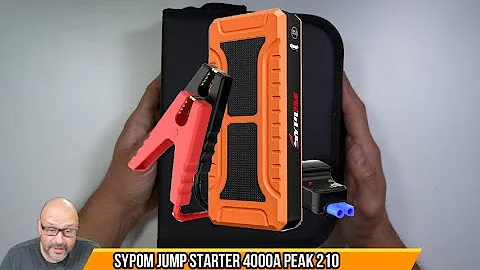 SYPOM Jump Starter 4000A Peak 21000 mAh