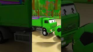 Cars for kids kick the ball - Baby Nursery Rhymes &amp; Kids Songs
