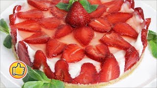 Творожно-Клубничный Чизкейк | Cottage Cheese and Strawberry Cheesecake Творожно-Клубничный Чизкейк | Cottage Cheese and Strawberry Cheesecake