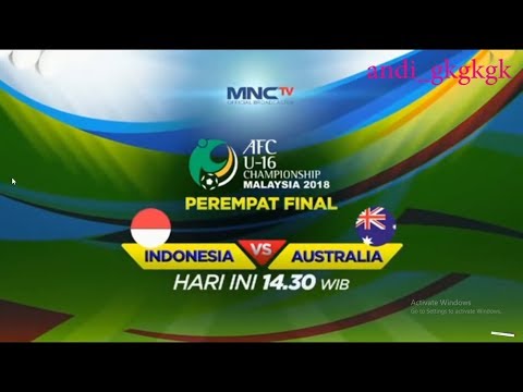 live streaming indonesia vs australia u16