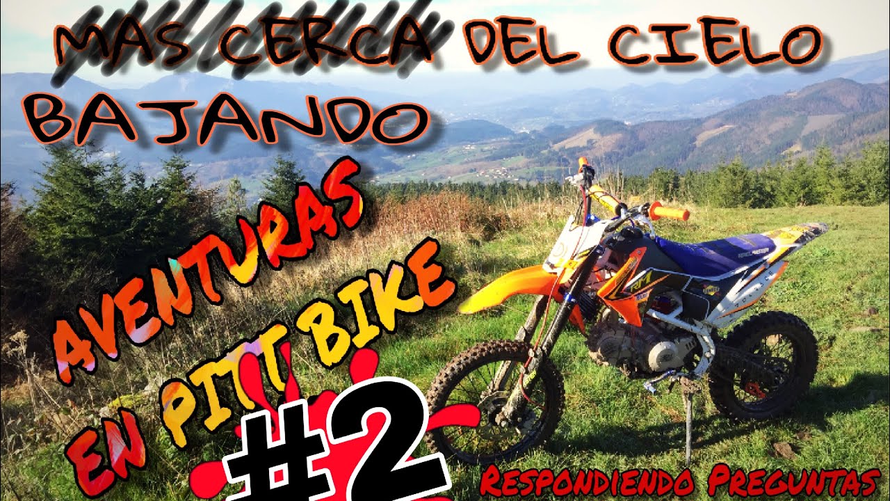 AVENTURAS EN PIT BIKE #2 patinazos en el barro