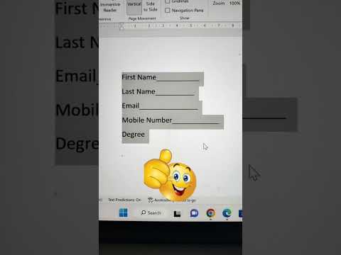 MS Word Time