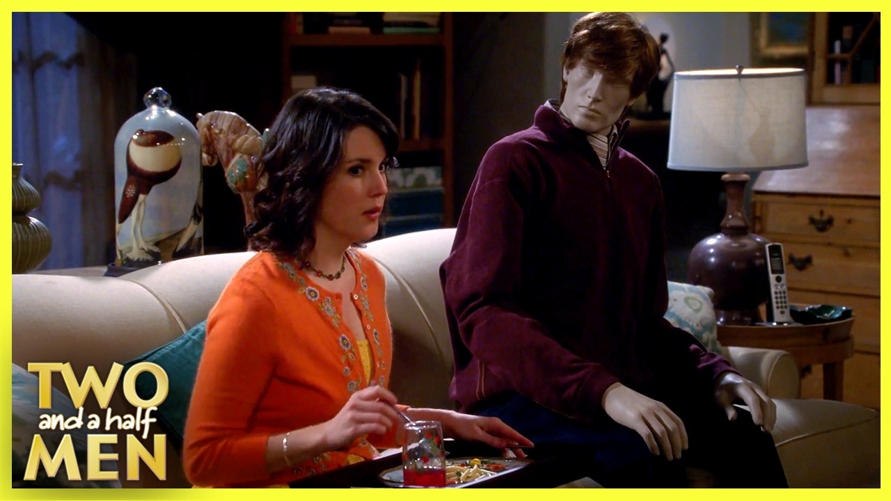 Rose’s Husband Proves Alan’s a Dummy | Two and a Half Men