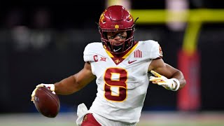 Details Xavier Hutcinson 2022 Highlights | Iowa State WR | 2023 NFL Draft Prospect News