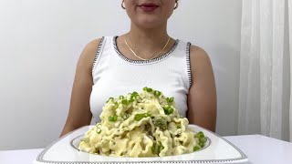 Asmr Spaghetti Kremali Spagetti̇ Türkçe Asmr Turkish Asmr