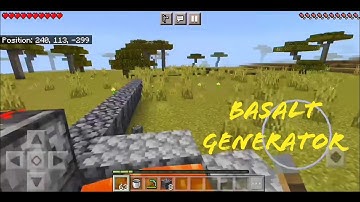 Basalt generator - Basalt farm in Minecraft 1.18(survival).