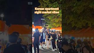 Korean Apartment Night Market 🇰🇷🌙