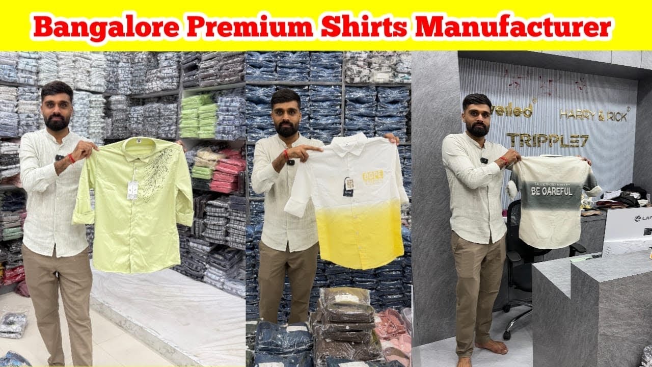 Bangalore Shirts Manufacturer | Bangalore Wholesale Market | Bangalore Shirts Wholesale Market 