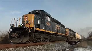 CSX Toledo Subdivision train Teir 4 Gevo, SD50, Rebuild SD40-3 CSX 4286