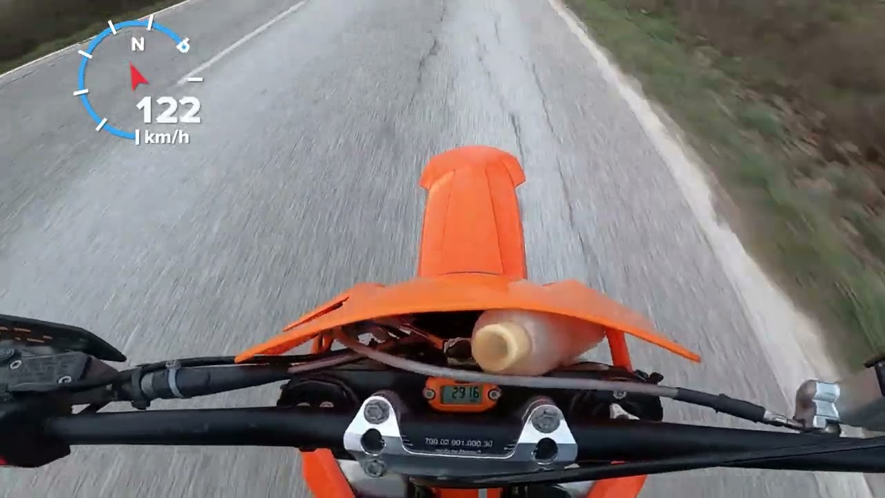 TOP SPEED KTM SX 125 Motard + 0/100