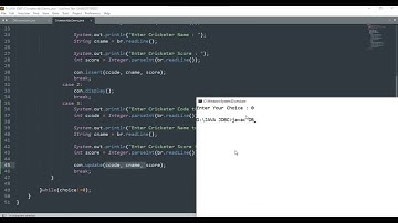 #44 Java Tutorial : JDBC - Part 2 : Update & Delete records in Oracle DB with Menu driven Program