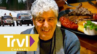 Reindeer AllWays & Mirror Ice Racing | Anthony Bourdain: No Reservations | Travel Channel
